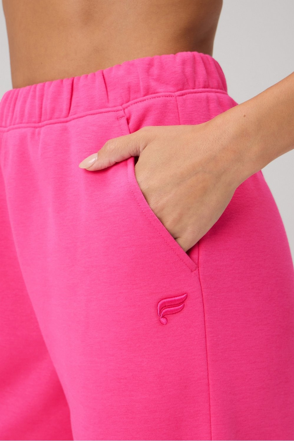 Cozy Fleece Wide Leg Sweatpant | Fabletics