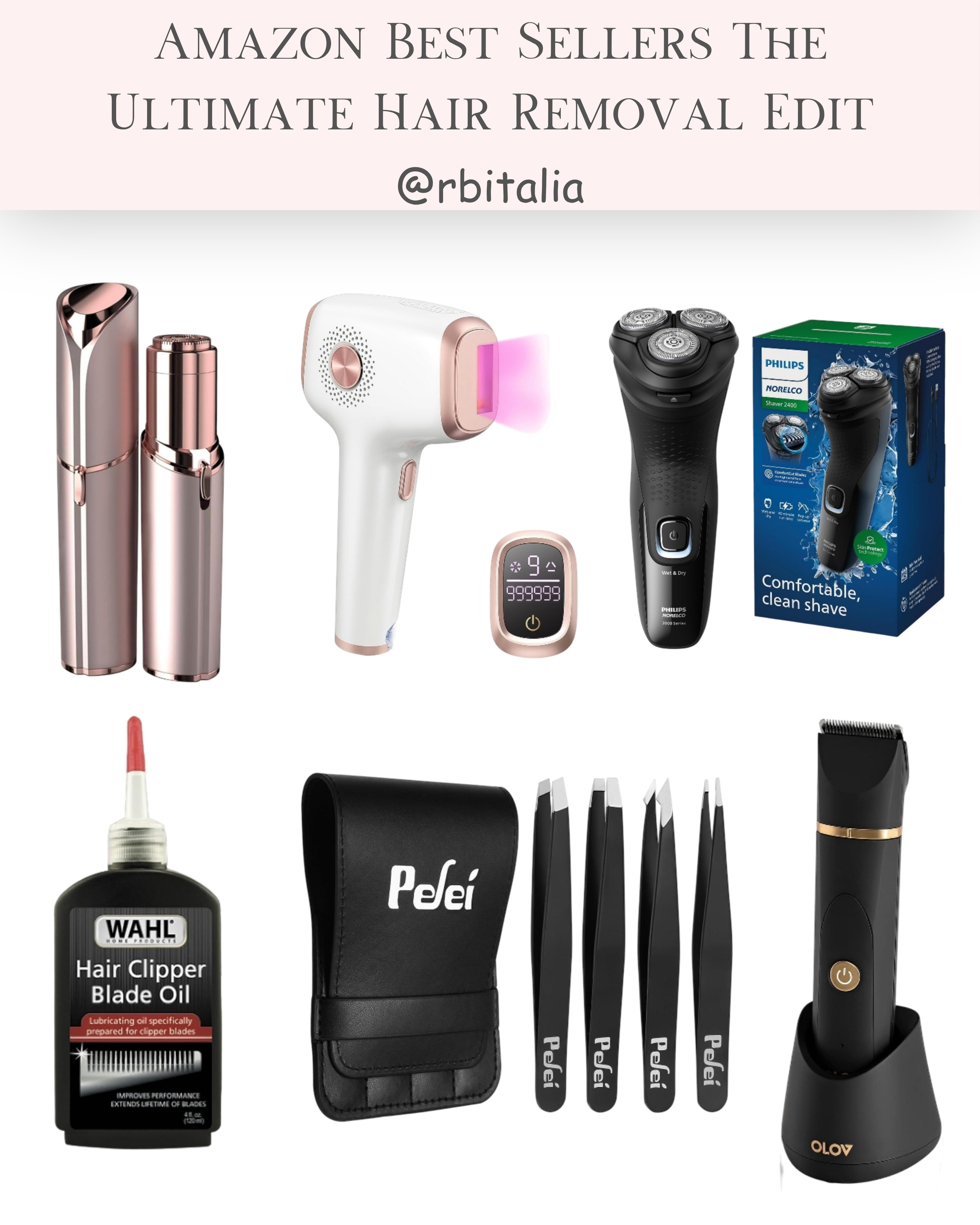 Discover the ultimate hair removal edit featuring top-rated Amazon best sellers. These viral favorites provide smooth, professional results from the comfort of home. Click the link in bio to shop these must-have tools! #AmazonFinds #HairRemoval #AmazonBestSellers 

 #LTKselfcare #LTKSaleAlert #LTKBeauty