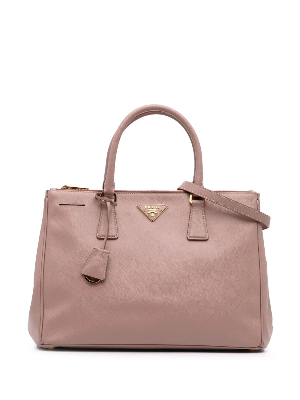 Prada Pre-Owned 2000-2025 Medium Saffiano Lux Galleria Double Zip satchel - Pink | Farfetch Global