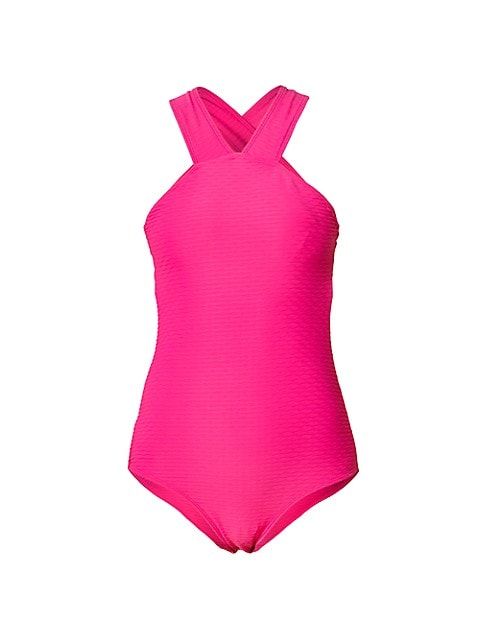 Halterneck One-Piece Swimsuit | Saks Fifth Avenue