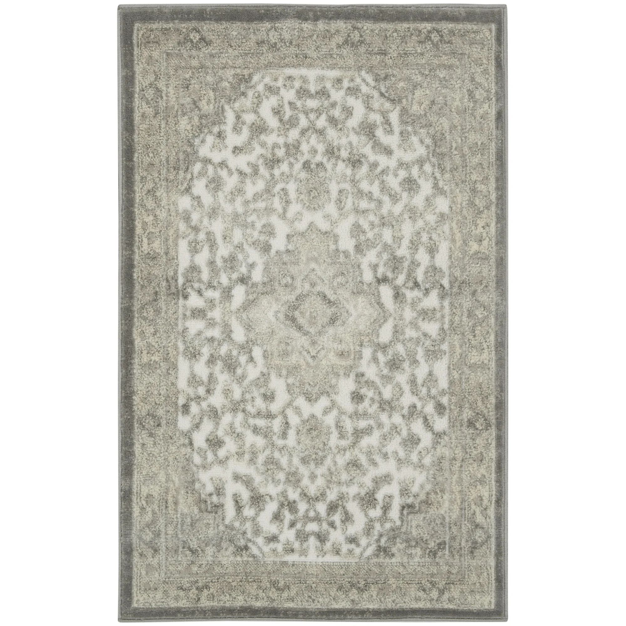 Nourison Cyrus Ivory/Grey Area Rug | Walmart (US)