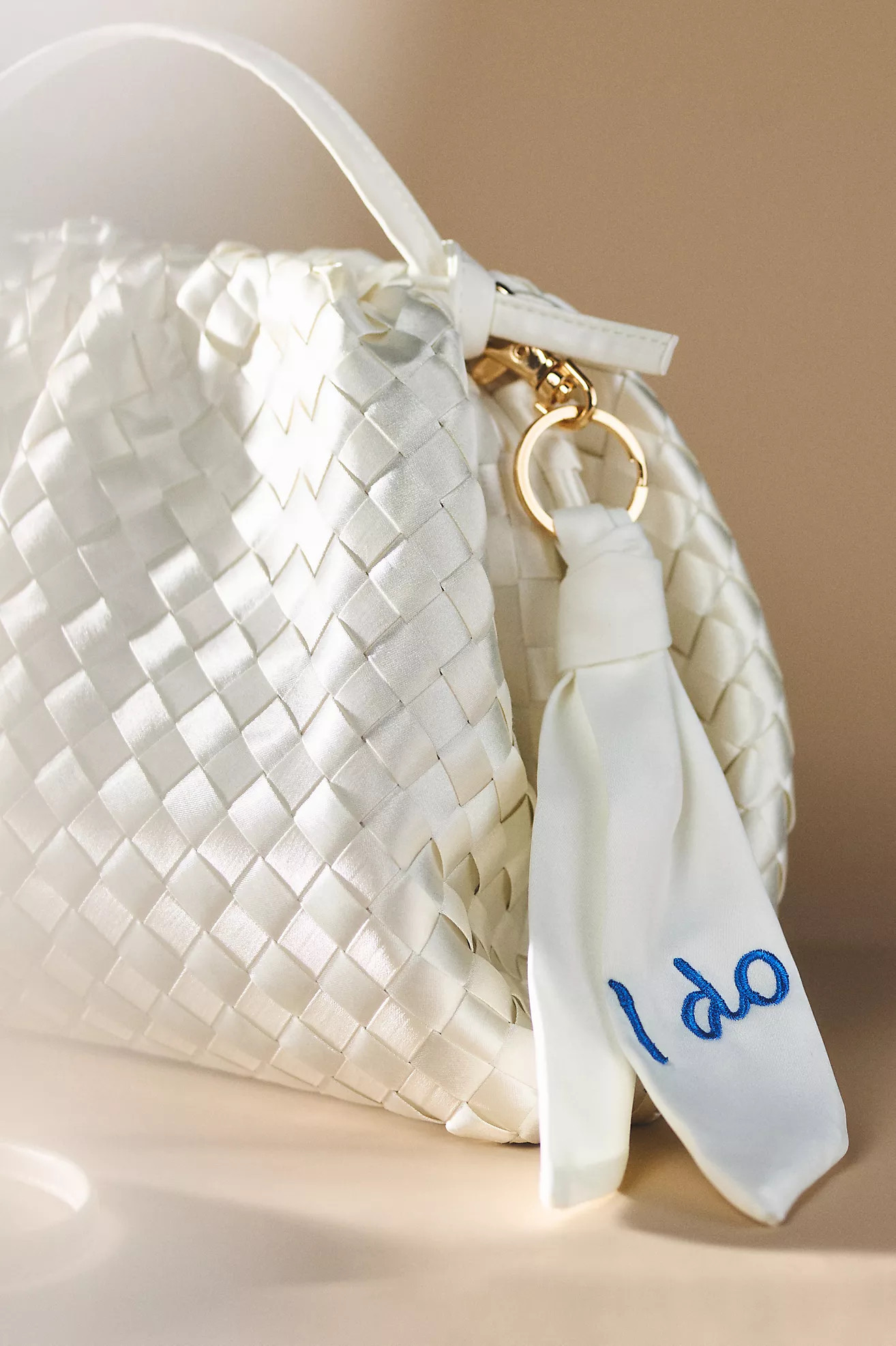 I Do Knotted Ribbon Bag Charm | Anthropologie (US)