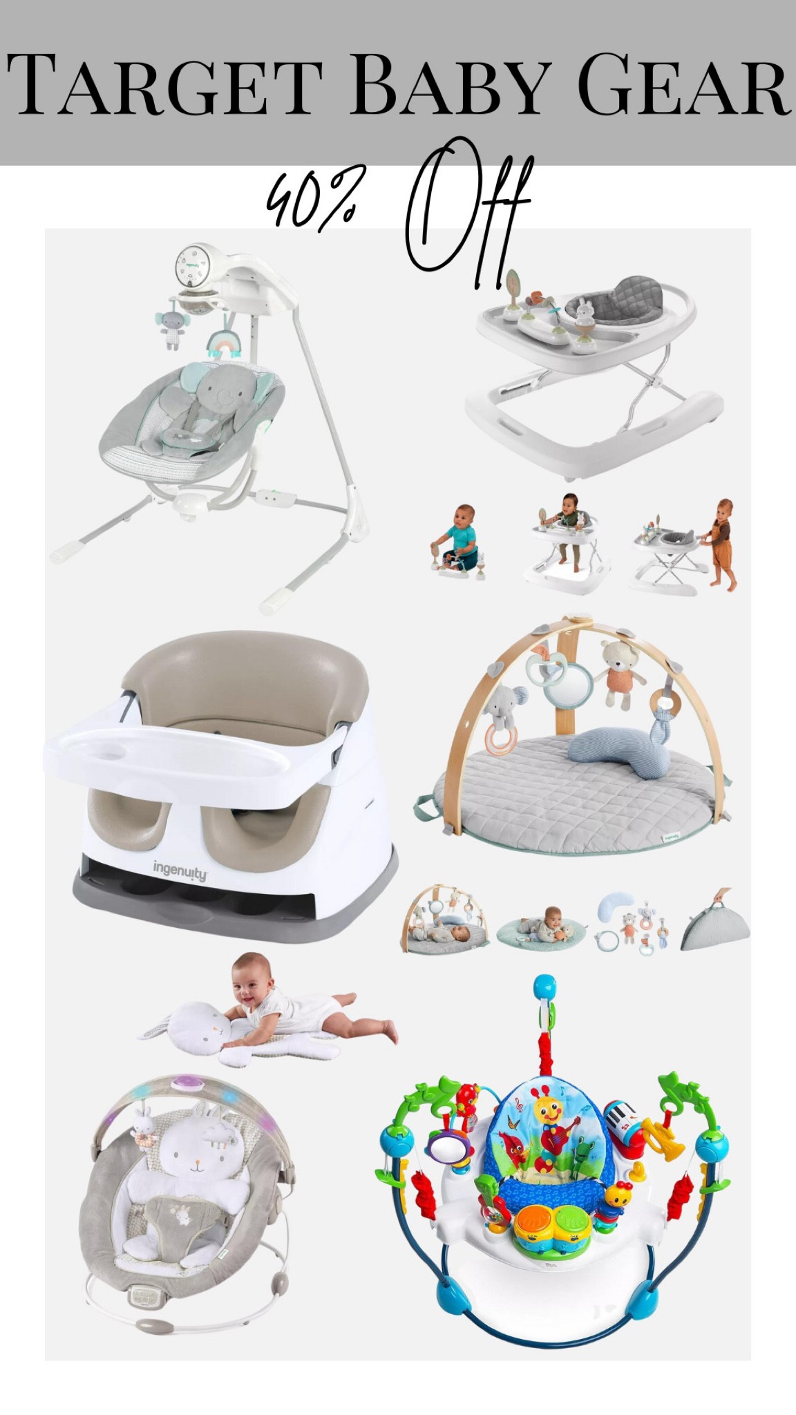 👶🛍️ Mom Mode: Activated! 🎉 Scored these adorable baby essentials at Target, and they're 40% OFF! 🎯 Saving money while preparing for our little one? That's a WIN-WIN! 💕 #MomLife #BabyGearDeals #TargetFinds #SALEalert

#LTKsalealert #LTKbaby