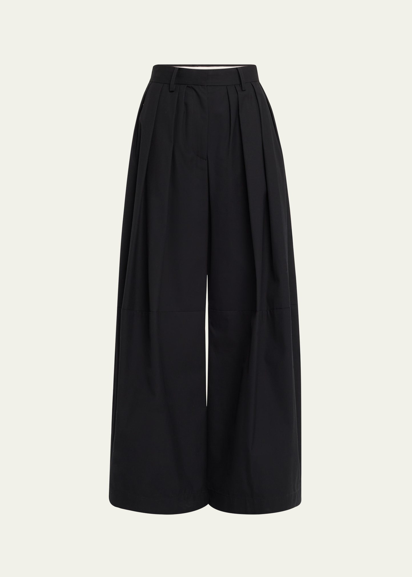 anOnlyChild Stona Pleated Cotton Pants | Bergdorf Goodman