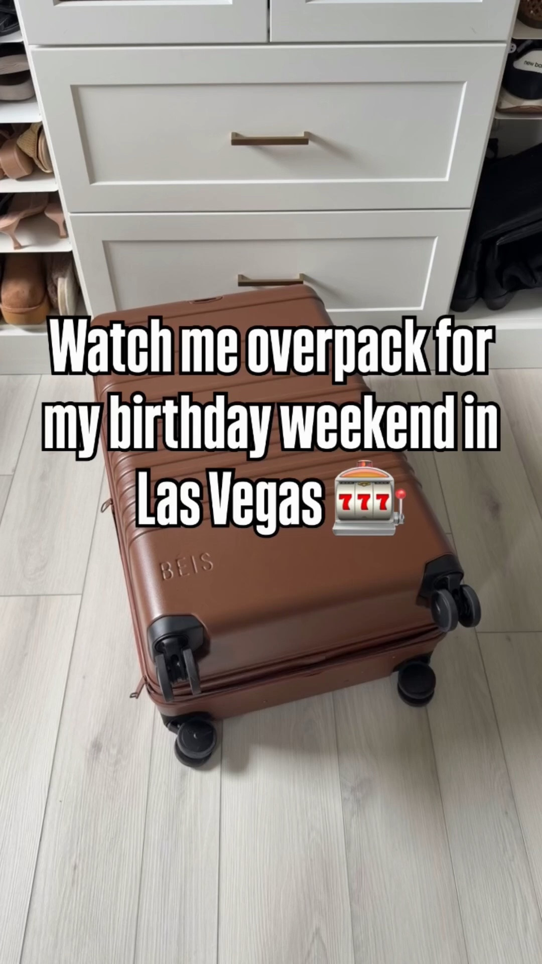 POV: It’s a weekend trip, but I packed like I’m moving to Las Vegas. 🤠✨

Headed to Vegas for a birthday weekend + seeing Kenny Chesney at the Sphere, and apparently I need 17 outfit options for less than 72 hours. 😂

Vacation outfits ✔️
Concert outfit ✔️
Backup concert outfit ✔️
“Just in case” outfits ✔️✔️✔️

Tell me I’m not the only one who packs for every possible scenario. 😅

#LasVegasTrip #VegasWeekend #KennyChesney #SphereLasVegas #Overpacking #TravelOutfits #WeekendGetaway #VacationStyle #MomLife #TravelReel #ConcertOutfit #PackWithMe #VegasFashion #WeekendVibes

#LTKTravel #LTKSaleAlert #LTKootd