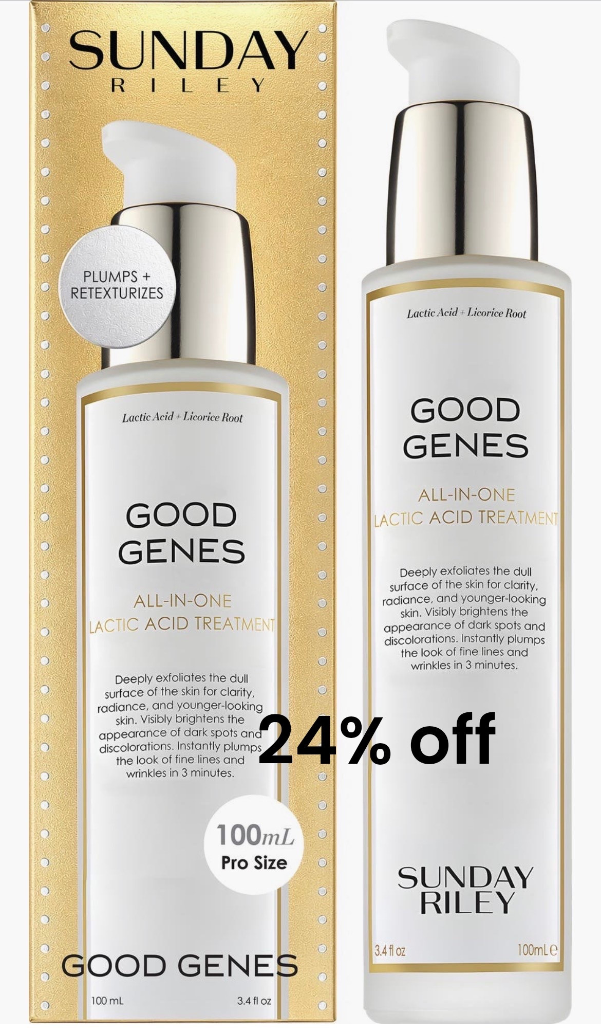 24% off compared to buying in the 1.7oz value size! I don’t love the huge bottle, so I just use it to refill my 1oz size. 

I use Good Genes every morning and I love the way it makes my skin feel plump and smooth. It is my first layer every day.

#LTKSaleAlert #LTKBeauty