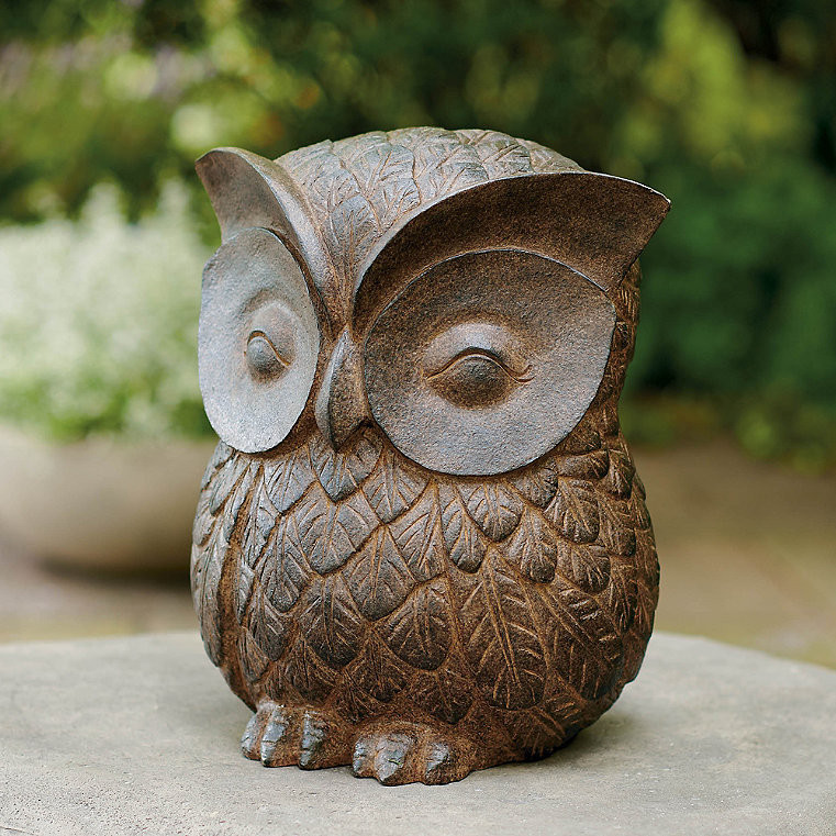Woodland Owl Garden Statue - Grandin Road | Grandin Road