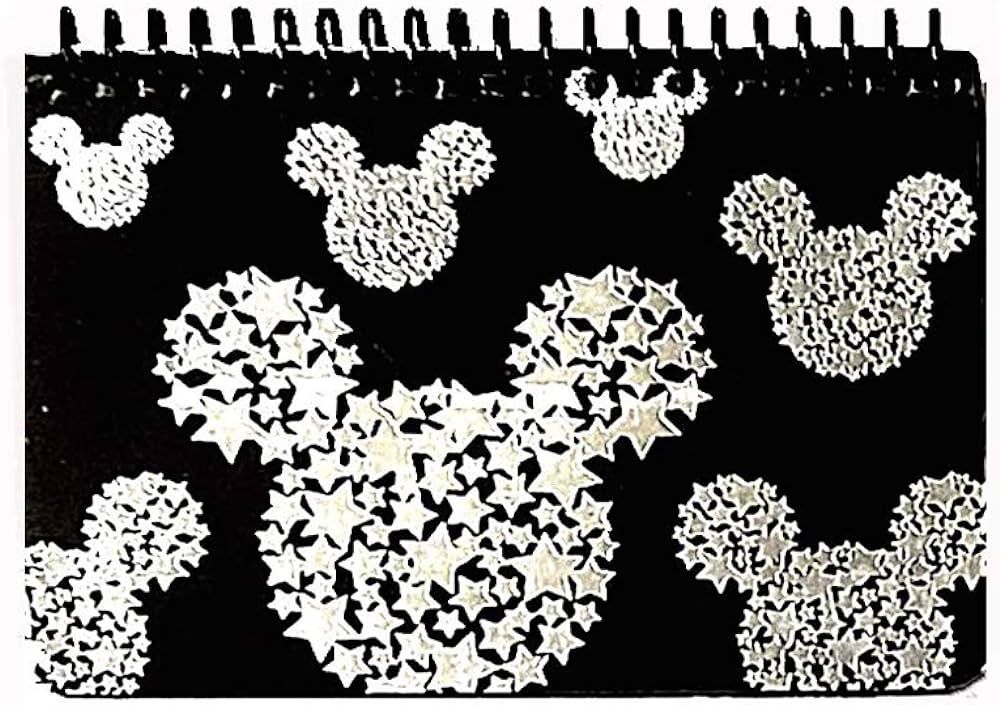 Disney Mickey Mouse Black Spiral Autograph Book - Silver (STARHEAD) | Amazon (US)