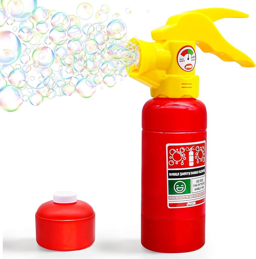 JOYIN Automatic Bubble Maker Fire Extinguisher Bubble Blower Machine with Solution (230 ml) for K... | Amazon (US)