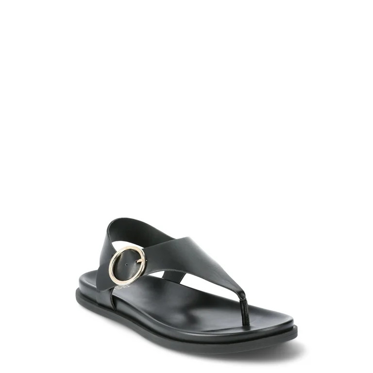 Time and Tru Women's Minimalist Buckle Sandals | Walmart (US)