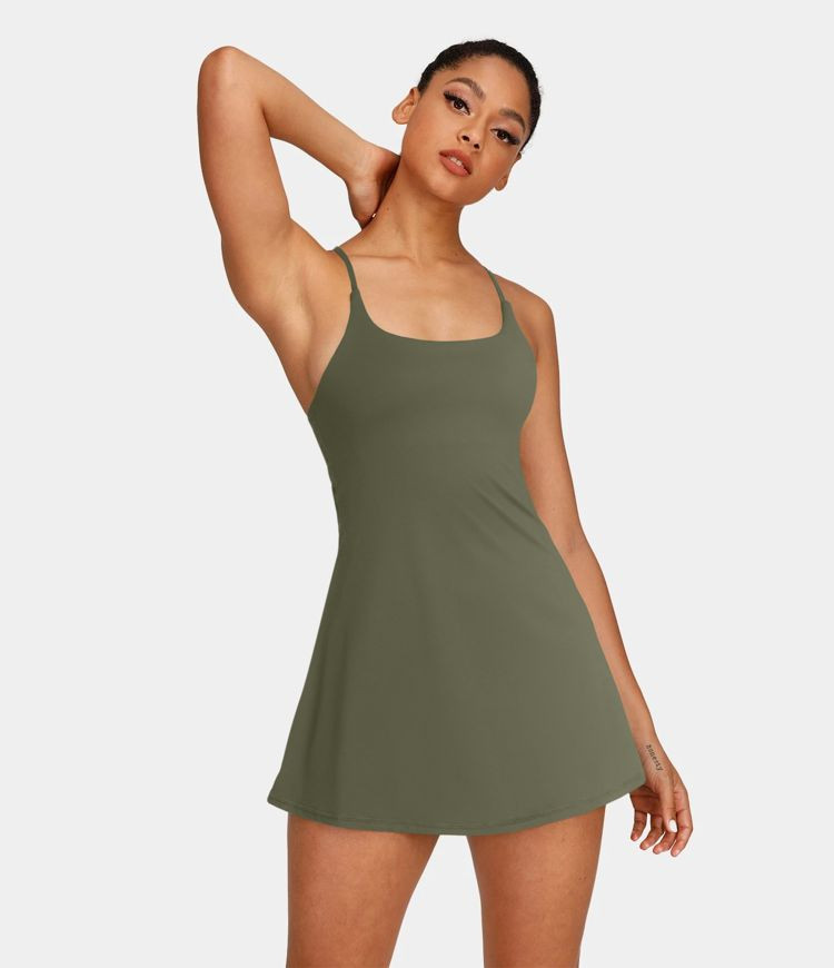 Softlyzero™ Plush Backless Active Dress-UPF50+ | HALARA