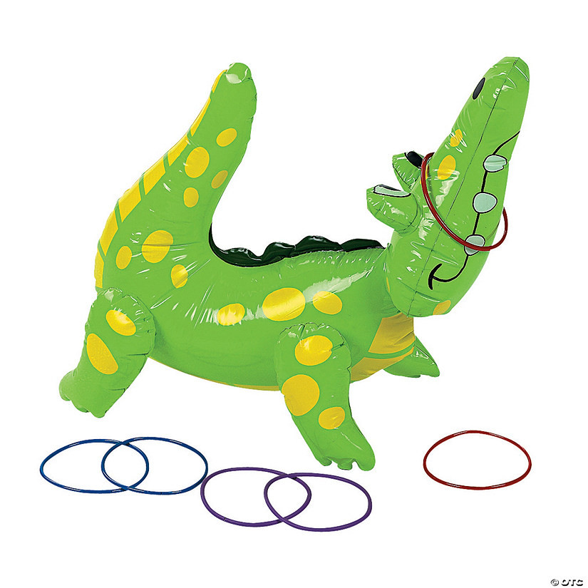 Inflatable Alligator Ring Toss Game | Oriental Trading Company