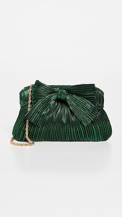 Loeffler Randall Mini Pleated Frame Clutch with Bow | SHOPBOP | Shopbop