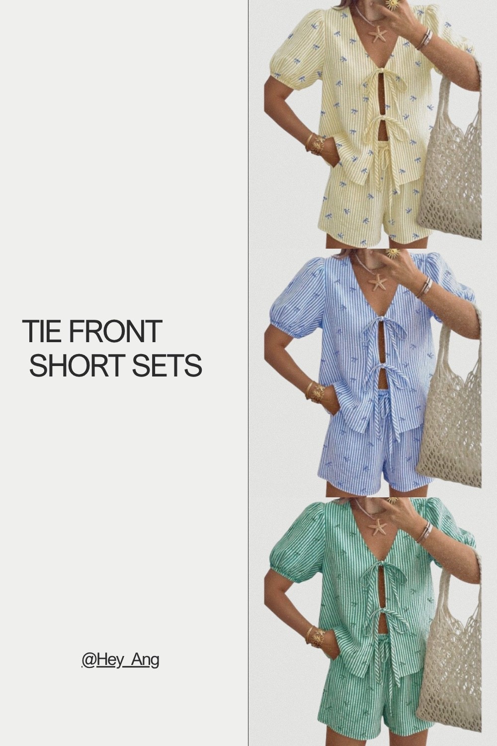 I love this tie front short set. It’s perfect for Spring and Summer. This would be cute for a cruise too. It’s lightweight and is relaxed. Comes in other colors. #LTKSpring

#LTKTravel