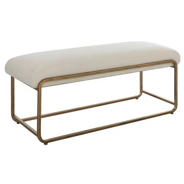 Priscillia 100% Polyester Upholstered Bench | Wayfair North America