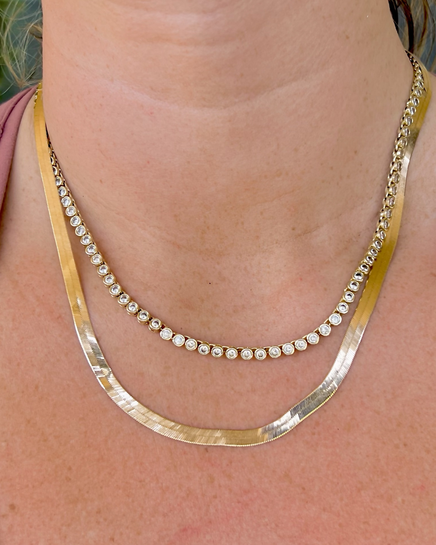 ✨🫶🏼⭐️ calling all gold jewelry girlies!! My favorite necklace combo 

#LTKstyletip #LTKbeauty #LTKwedding