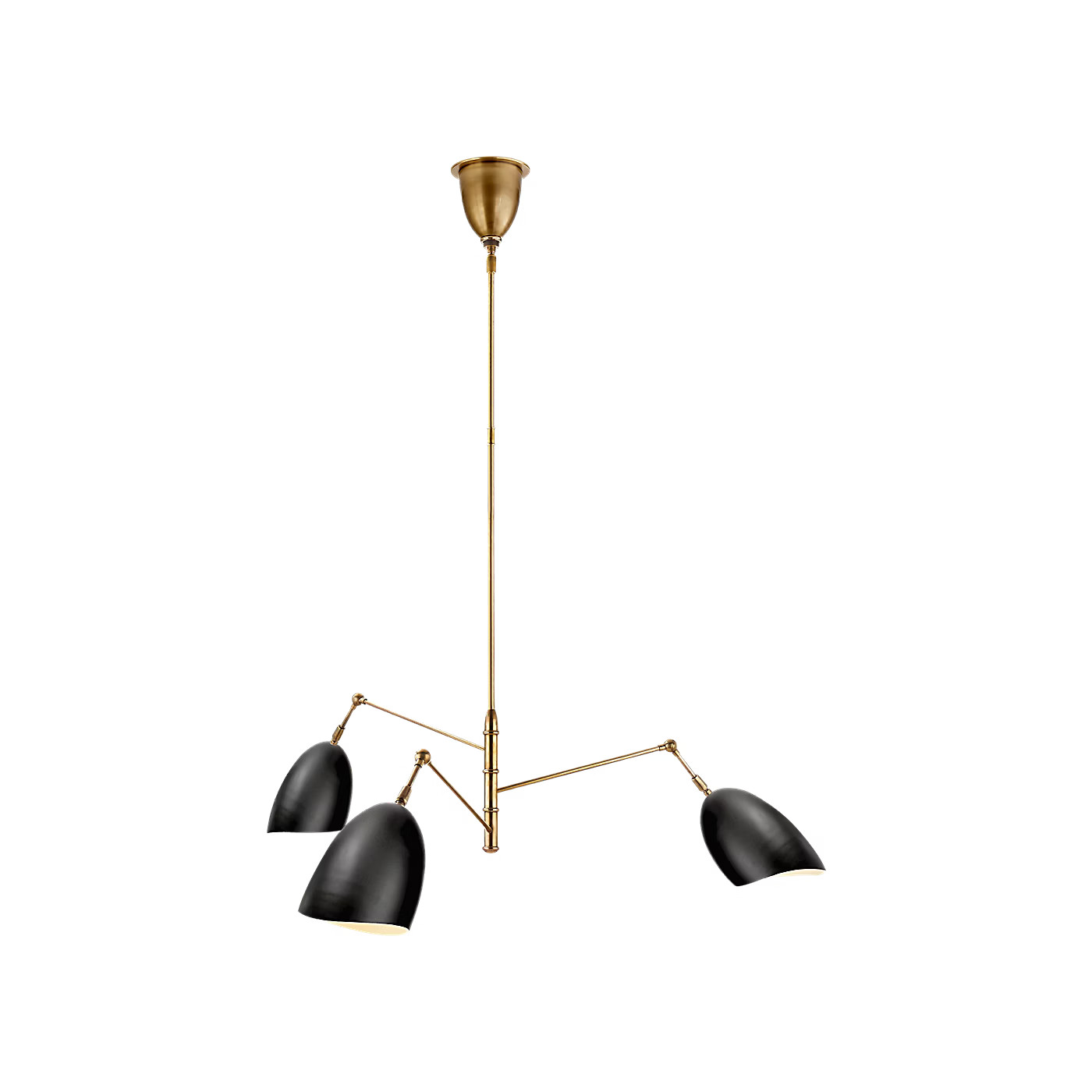 Sommerard Medium Triple-Arm Chandelier | Visual Comfort