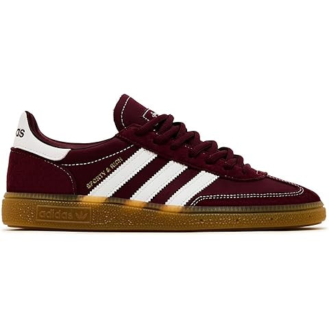 adidas Originals Handball Spezial (Maroon White, Womens, 9) | Amazon (US)