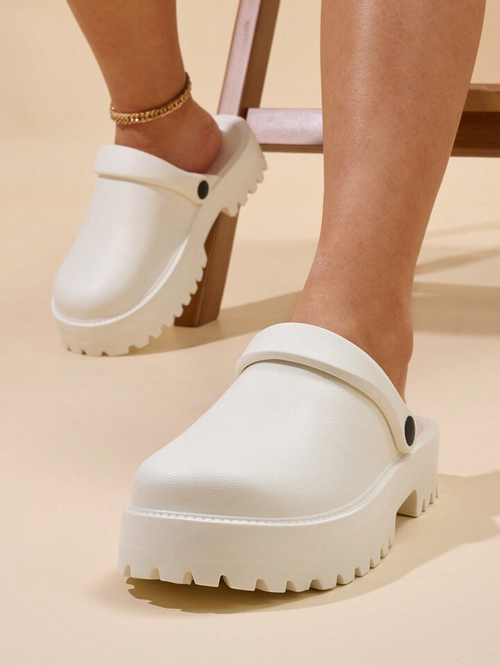 New Spring Summer Style Outdoor Women High Heel Slippers For Valentine's Day Gift, With Eva Mater... | SHEIN