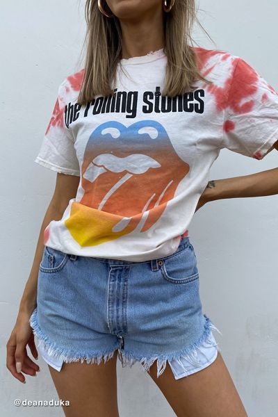 The Rolling Stones Tie-Dye Tee | Urban Outfitters (US and RoW)