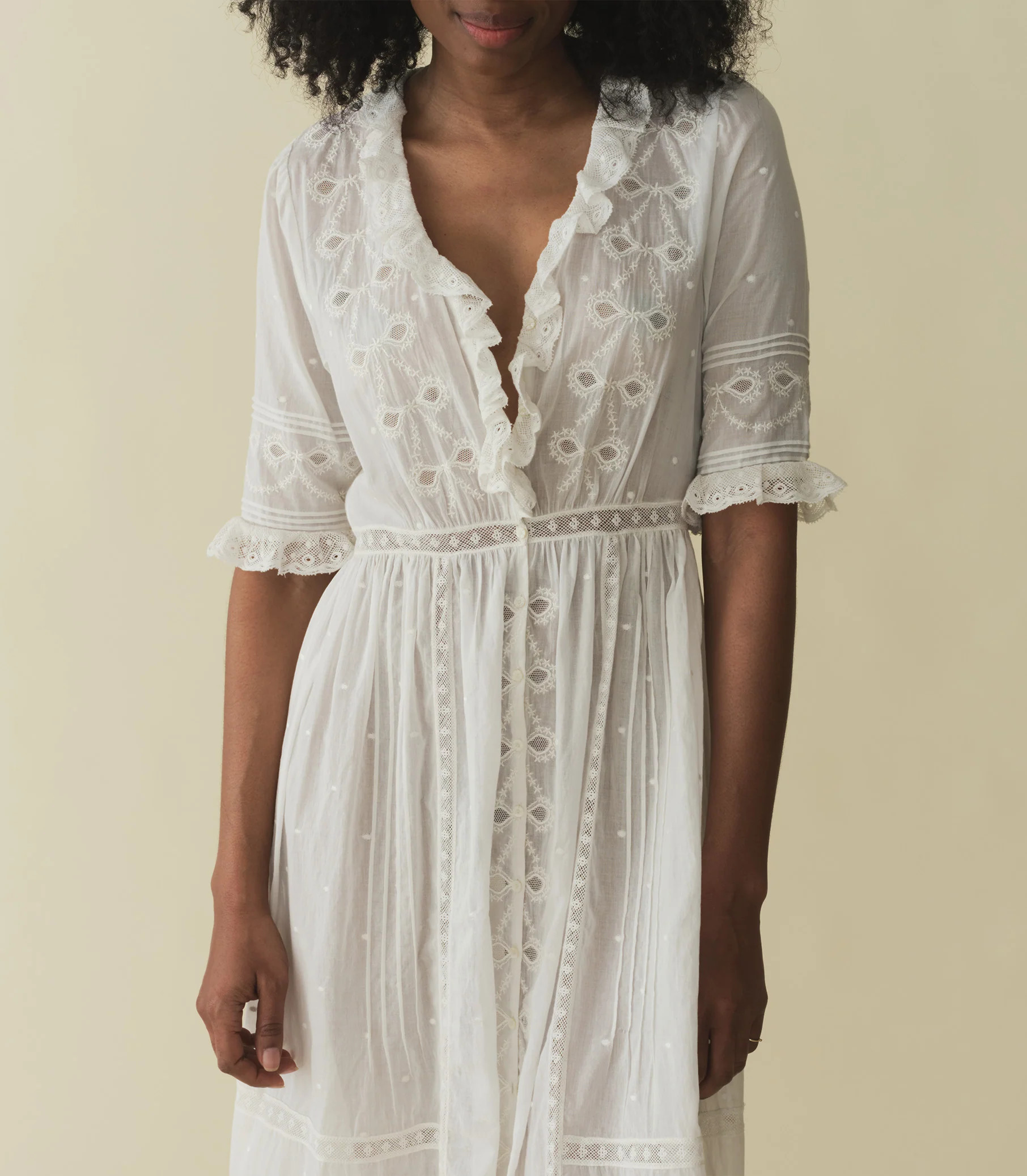 Rosabella Dress - Salt | DÔEN | DOEN