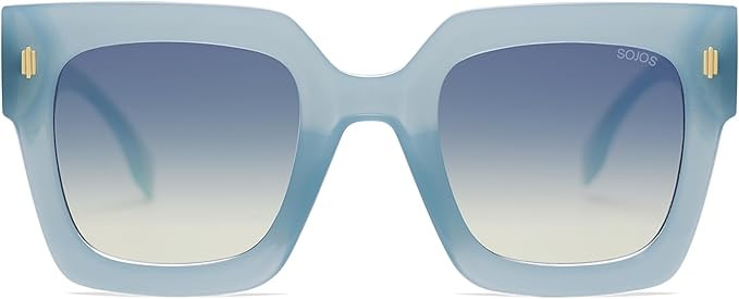 SOJOS Vintage Oversized Square Sunglasses for Women,Retro Womens Luxury Big Large Sun Glasses UV4... | Amazon (US)