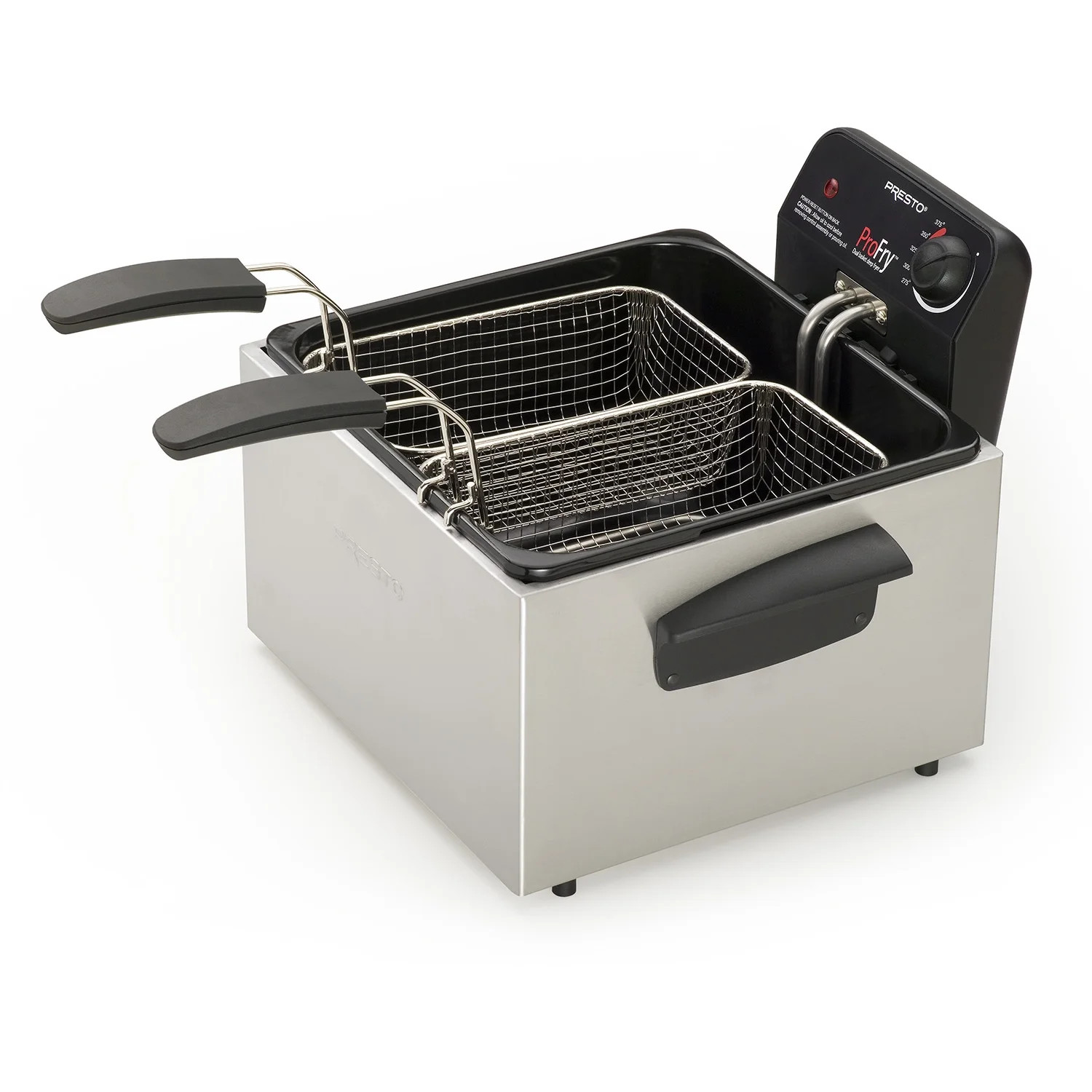 Presto 05466 Stainless Steel Dual Basket ProFry Immersion Element Deep Fryer | Walmart (US)