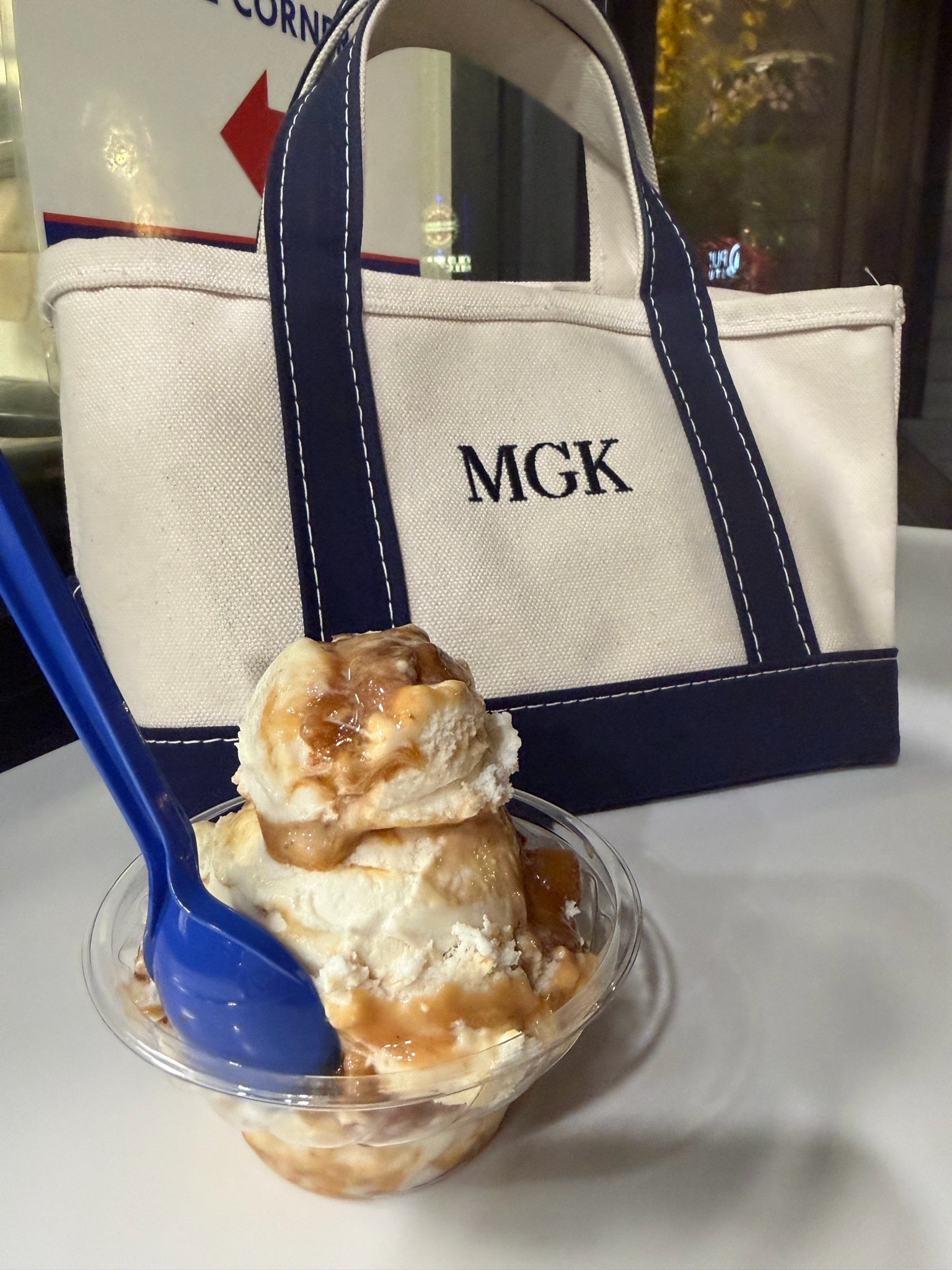 Monogrammed tote + late night ice cream runs = my current personality 🍦⚓️🤍 #LLBeanTote #SummerStyle #PersonalizedStyle

#LTKTravel #LTKdayinmylife #LTKSeasonal