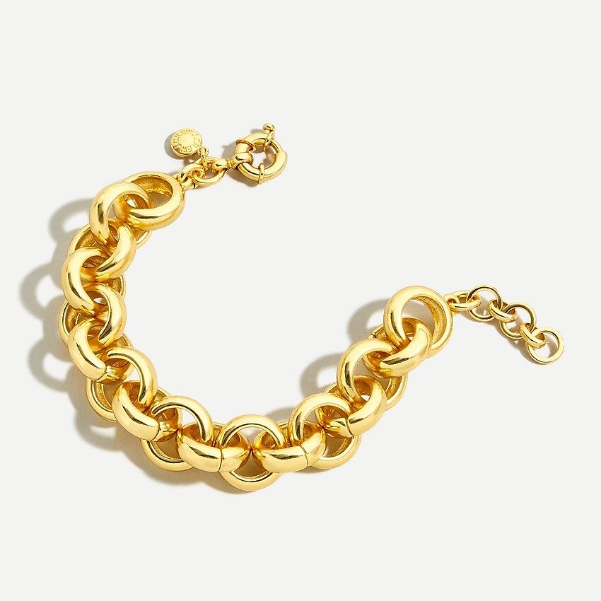 Chunky gold chain bracelet | J.Crew US