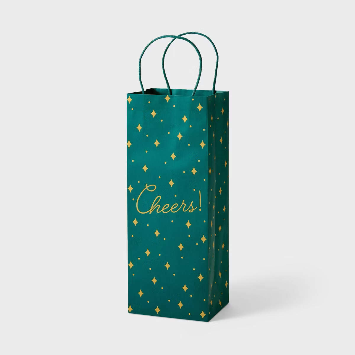 Cheers with Metallic Ink Wine Gift Bag - Spritz™ | Target