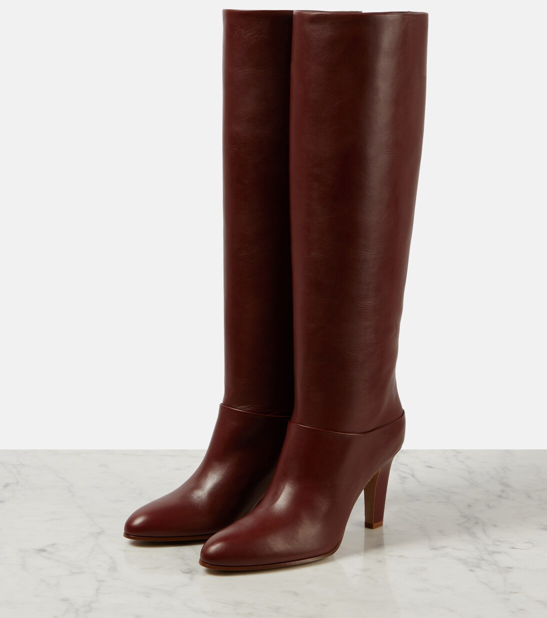 Eve leather knee-high boots | Mytheresa (US/CA)
