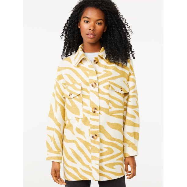 Scoop Women's Oversized Shacket - Walmart.com | Walmart (US)