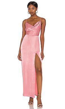 NBD Lila Gown in Mauve Pink from Revolve.com | Revolve Clothing (Global)