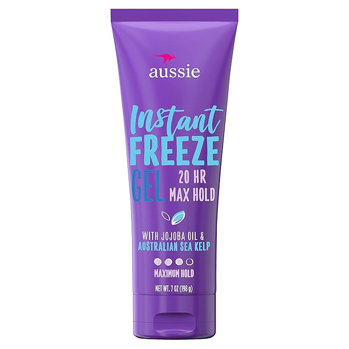 Aussie Instant Freeze Hair Gel with Jojoba Oil & Sea Kelp, 7 Ounce (Pack of 1) | Amazon (US)