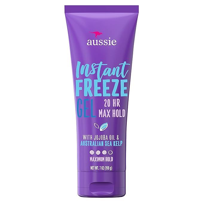 Aussie Instant Freeze Hair Gel with Jojoba Oil & Sea Kelp, 7 Ounce (Pack of 1) | Amazon (US)