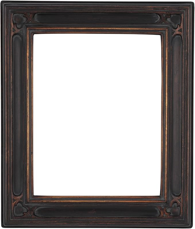 Museum Collection Gothic Ornate Picture Frame - 8x10, Black Gold Oil Painting Frames | Closed Cor... | Amazon (US)