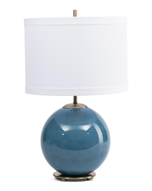 23in Glass Antique Gold Tone Table Lamp | Home | TJ Maxx | TJ Maxx