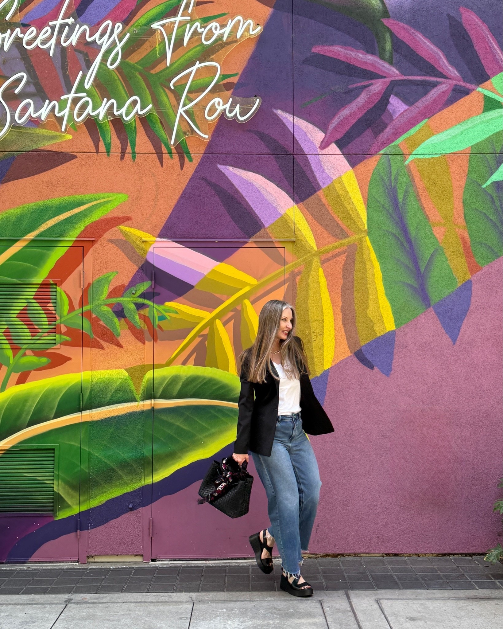 Minimalist style, simple is chic. #blazer #widelegjeans #platformsandals #ootd #styleover50 
Use code DAWN10 for 10% off shoes

#LTKdayinmylife #LTKootd #LTKOver40