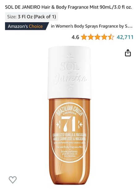 This is a summer necessity. It smells amazing. The reviews speak for themselves! 