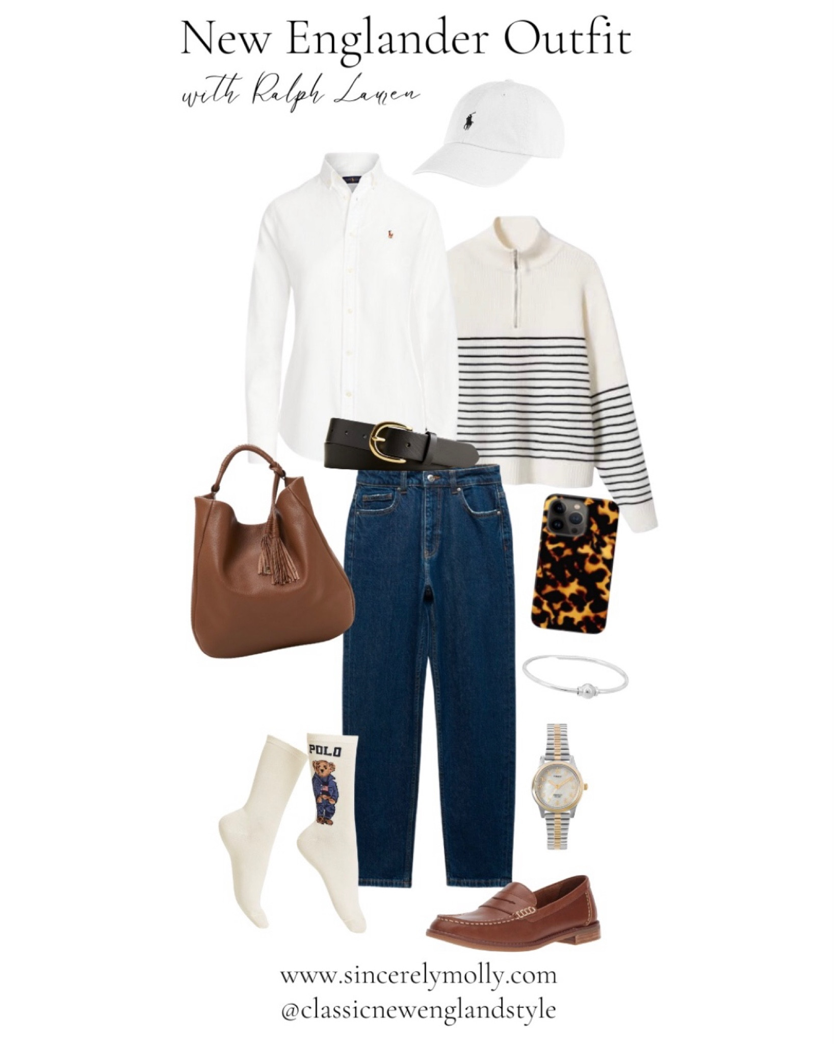 Everyday classic New England style, New Englander outfit, preppy style, preppy New England style, Ralph Lauren style, classic stripes

#LTKstyletip #LTKSeasonal #LTKfit