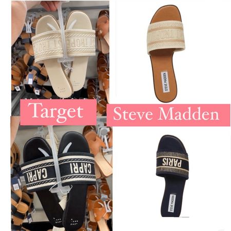 . Can you believe these are from target?! High sell out risk- Steve Madden vibes   ✨ 
.
#target #targetstyle #targetfinds #womenshoes #sharemytargetstyle #sandals #womenssandals 

#LTKsalealert #LTKshoecrush #LTKswim