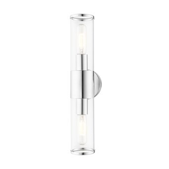 Livex Lighting Banca 4.25-in 2-Light Polished Chrome Modern/Contemporary Vanity Light | Lowe's