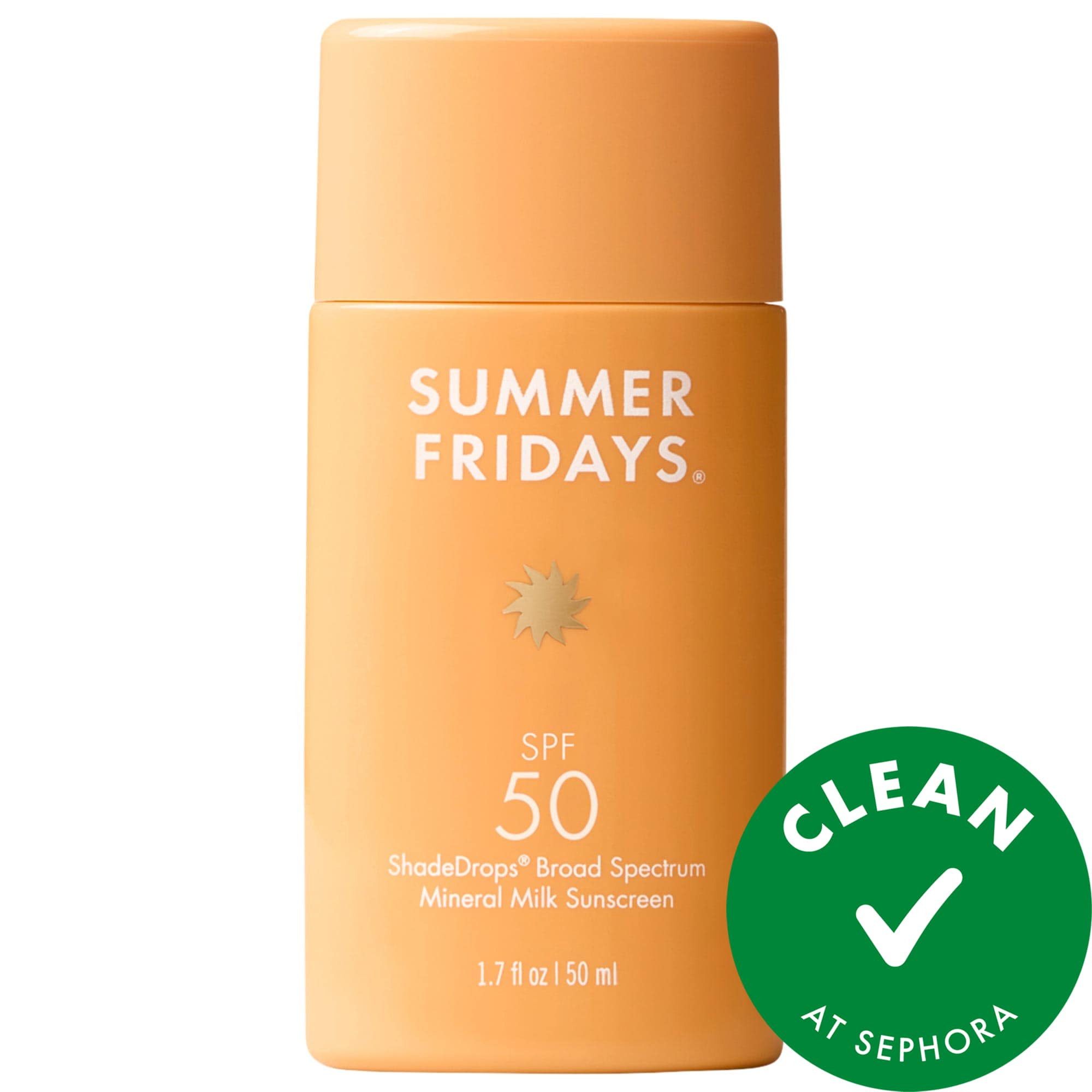 Summer Fridays ShadeDrops Broad Spectrum SPF 50 Daily Mineral Milk Sunscreen 1.7 oz/50 ml | Sephora (US)