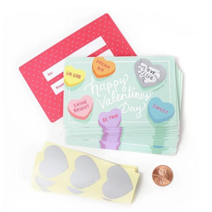 Scratch Off Sweetheart Valentines Day Cards | Target