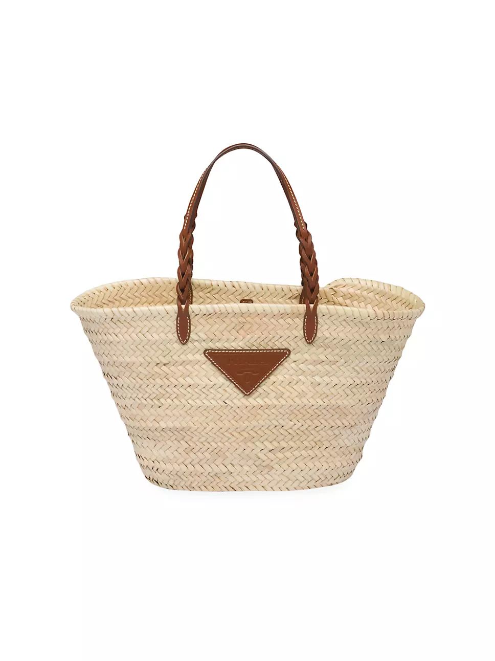 Woven Palmito And Leather Tote Bag | Saks Fifth Avenue