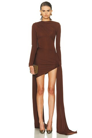 Draped Mini Dress | FWRD 