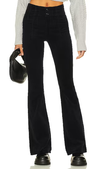 Free People x We The Free Jayde Cord Flare Pant in Black. - size 25 | Revolve Clothing (Global)