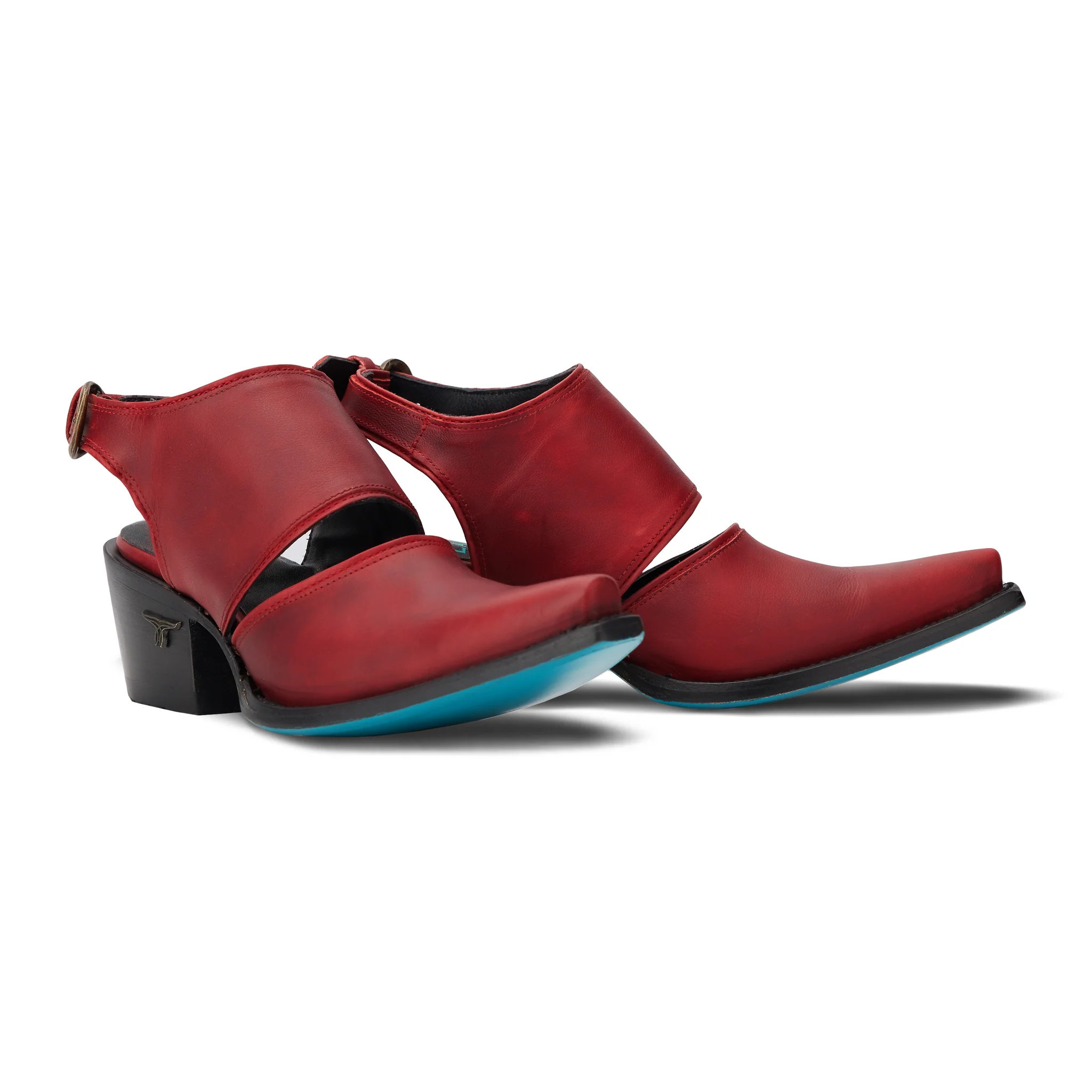 Plain Jane Slingback Mule - Smoldering Ruby | Lane Boots