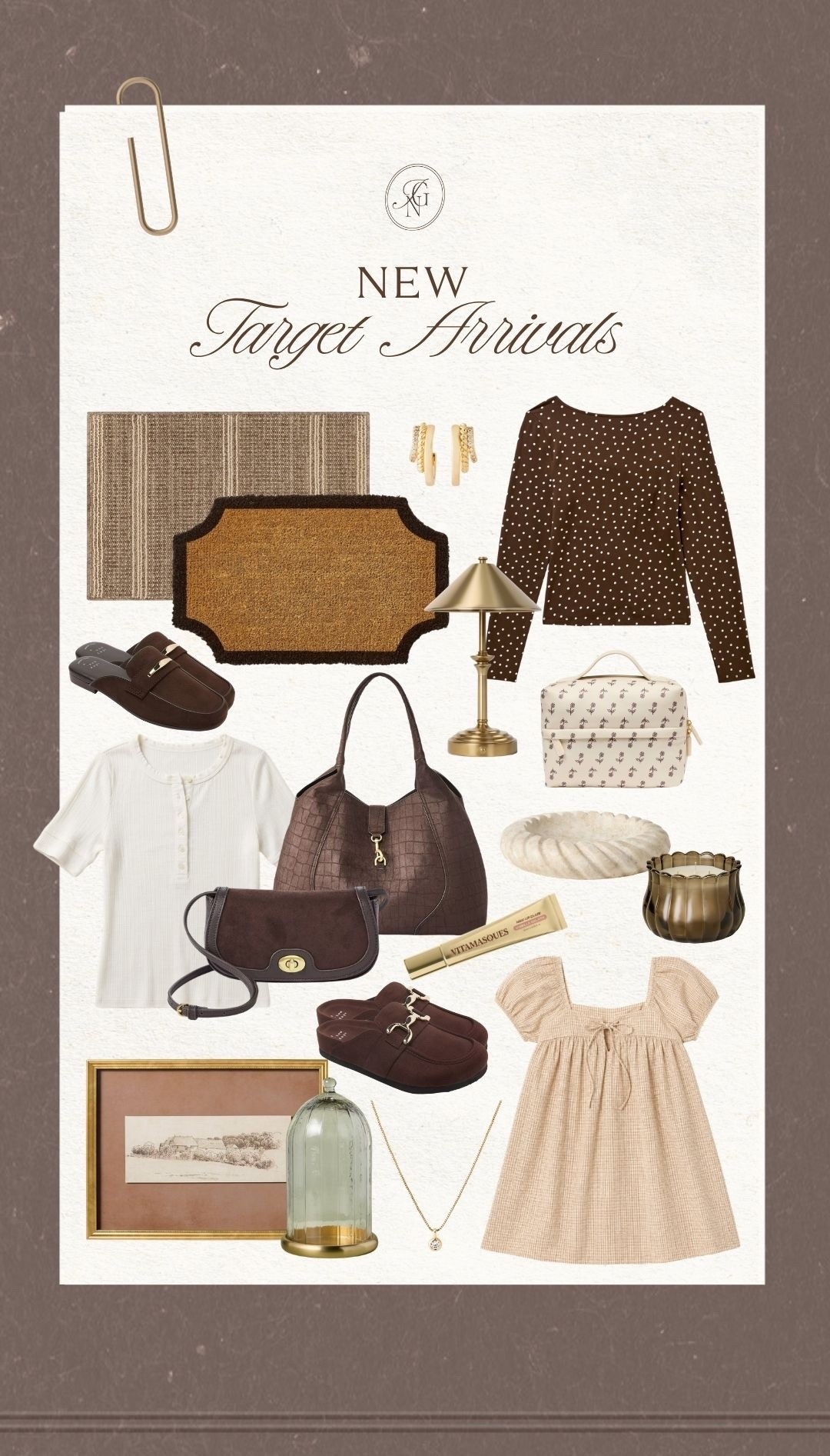 Trending Target arrivals in the prettiest warm neutrals. ✨ From elevated accessories and transitional fashion to timeless home accents, these new finds are perfect for refreshing your wardrobe and space for fall. 🍂

#targetfinds #targetstyle #targetfashion #targethome #newarrivals #trendingfinds #fallstyle #fallhome #affordablefinds #neutralstyle

#LTKootd #LTKSeasonal #LTKHome