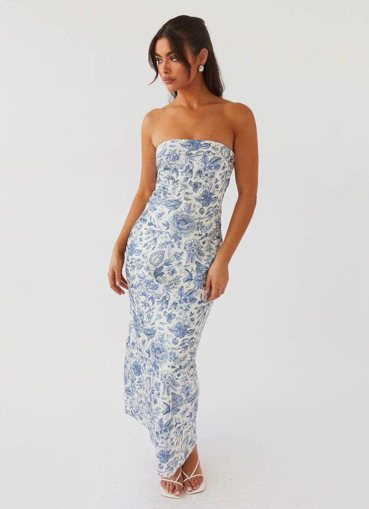 Summer Lover Maxi Dress - Blue Paisley | Peppermayo (Global)